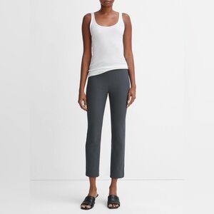 Vince Stitch Front Seam Ponte Legging Dark Grey Small